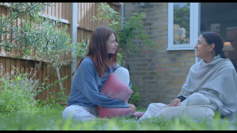 A still from Goldfish, playing in Indian theatres currently.